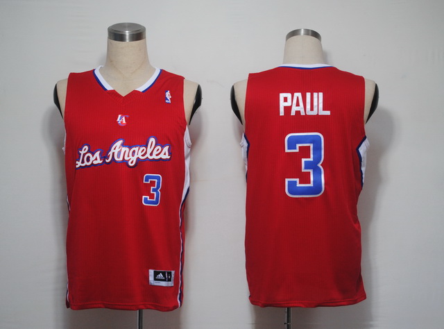 Los Angeles Clippers 3 Chris Paul Revolution red adidas men nba basketball jerseys (1)