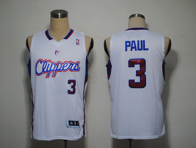 Los Angeles Clippers 3 Chris Paul Revolution white adidas men nba basketball jerseys