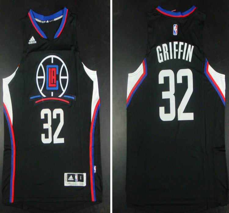 Los Angeles Clippers 32 Blake Griffin black  adidas men nba basketball jerseys