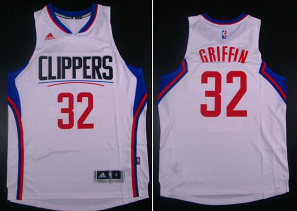 Los Angeles Clippers 32 Blake Griffin white adidas men nba basketball jerseys
