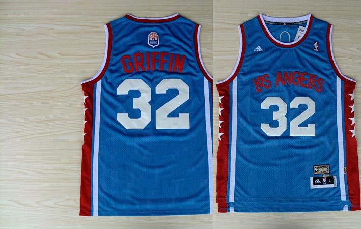 Los Angeles Clippers 32 Blake Grififn Blue adidas men nba basketball jerseys