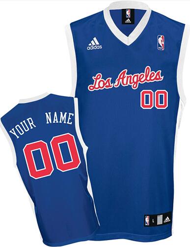 Los Angeles Clippers Custom blue Alternate Jersey for sale