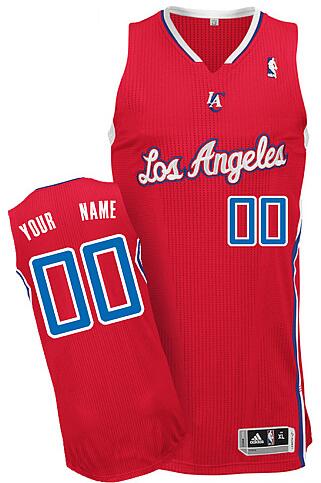 Los Angeles Clippers Custom red Road Jersey for sale