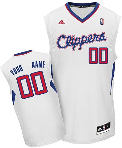 Los Angeles Clippers Custom white Home Jersey for sale