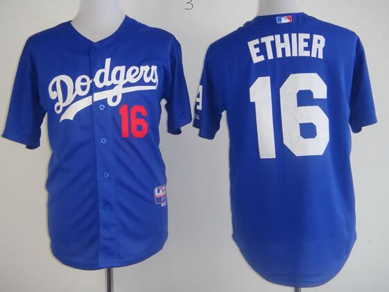 Los Angeles Dodgers 16 Andre Ethier Blue men baseball mlb Jerseys Los Angeles Dodgers 16 Andre Ethier Blue men baseball mlb Jerseys