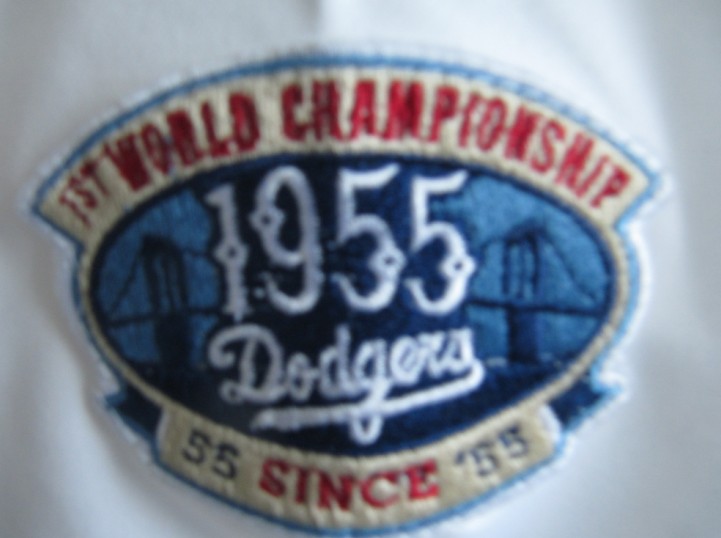 Los Angeles Dodgers 1955 patch