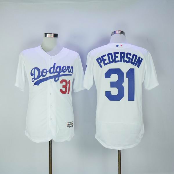 Los Angeles Dodgers 31 Joc Pederson white Flexbase Authentic Collection men baseball mlb Jersey