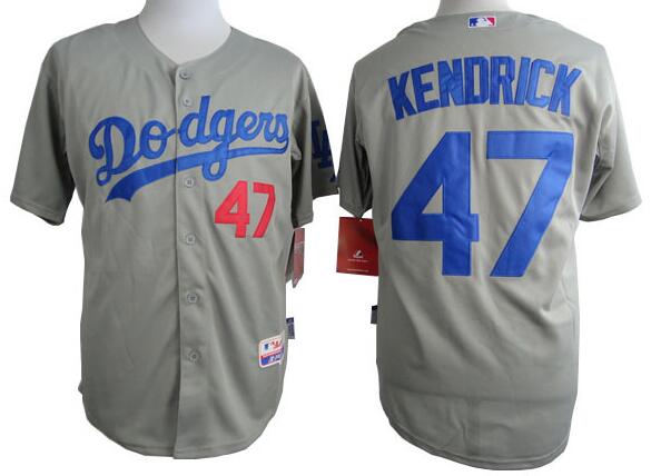 Los Angeles Dodgers 47 Howie Kendrick gray men baseball mlb jerseys Los Angeles Dodgers 47 Howie Kendrick gray men baseball mlb jerseys