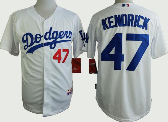 Los Angeles Dodgers 47 Howie Kendrick white men baseball mlb jerseys Los Angeles Dodgers 47 Howie Kendrick white men baseball mlb jerseys