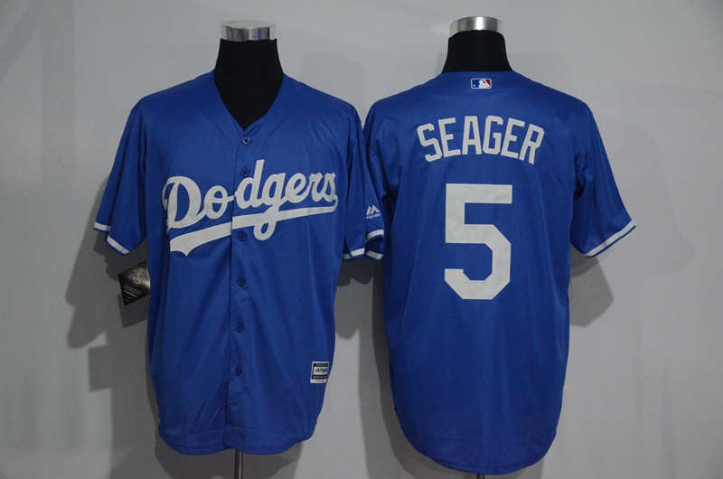 Los Angeles Dodgers 5 Corey Seager Blue Stitched men baseball mlb Jersey Los Angeles Dodgers 5 Corey Seager Blue Stitched men baseball mlb Jersey