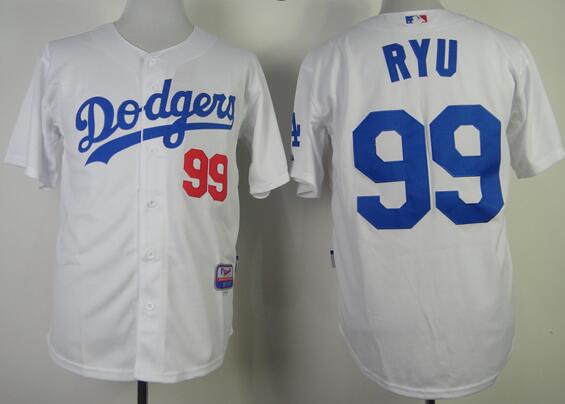 Los Angeles Dodgers 99 RAMIREZ white men baseball mlb jersey