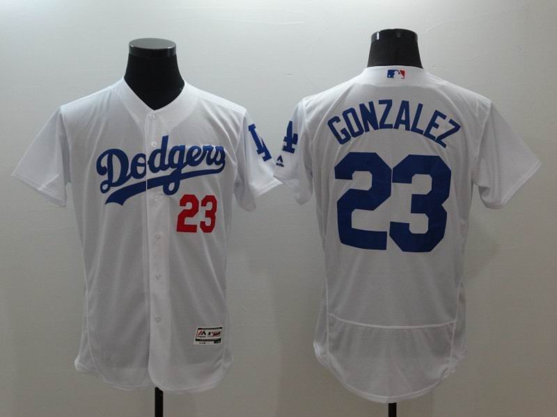 Los Angeles Dodgers Adrian Gonzalez 23 white Flexbase Authentic Collection men baseball mlb Jersey