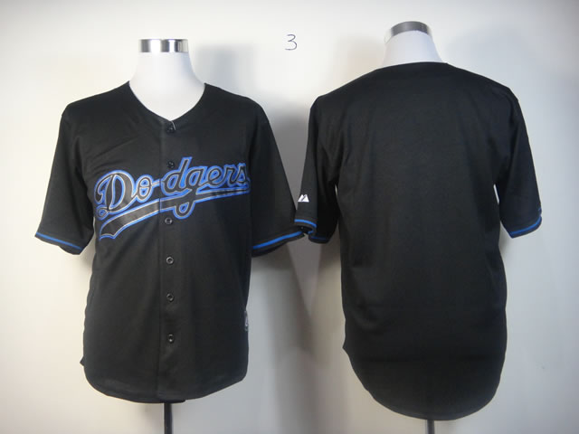 Los Angeles Dodgers blank Black Fashion men baseball mlb Jersey