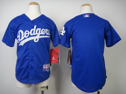 Los Angeles Dodgers blank blue kid mlb jerseys