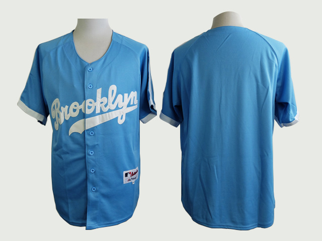 Los Angeles Dodgers blank skyblue men baseball mlb jerseys