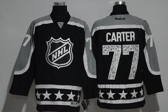 Los Angeles Kings 77 Jeff Carter 2017 NHL All Star men Black Jersey