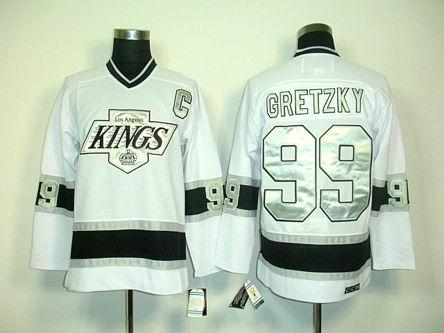 Los Angeles Kings 99 Wayne GRETZKY white men nhl ice hockey  jerseys