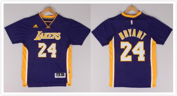 Los Angeles Lakers 24  Kobe Bryant  Purple  shorts adidas men nba basketball jerseys