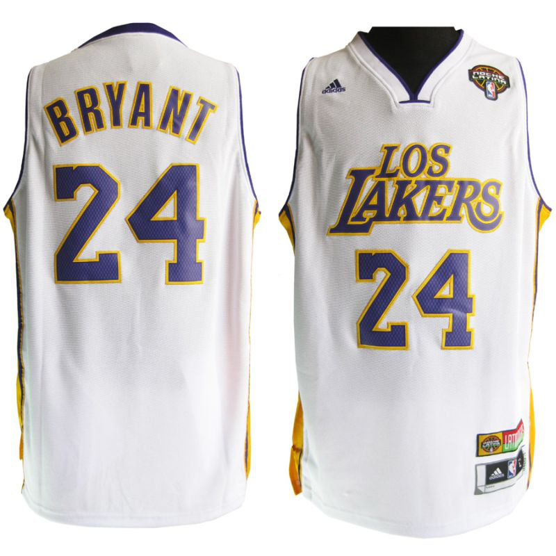 Los Angeles Lakers 24 Kobe Bryant Latin Nights Swingman Jersey adidas men nba basketball jerseys