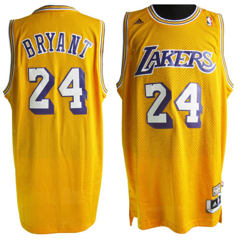Los Angeles Lakers 24 Kobe Bryant Walter Brown HWC Swingman adidas men nba basketball jerseys