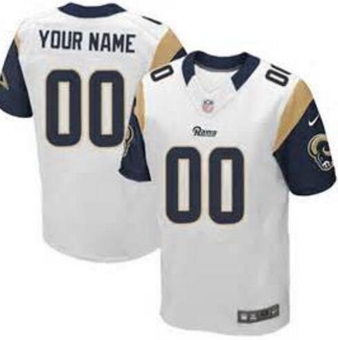 Los Angeles Rams Nike Navy white Custom Elite Jersey for Men women youth kids