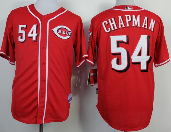 MLB Cincinnati Reds 54 CHAPMAN red men baseball mlb Jerseys