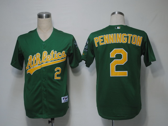 MLB Jerseys Oakland Athletics 2 Pennington Green