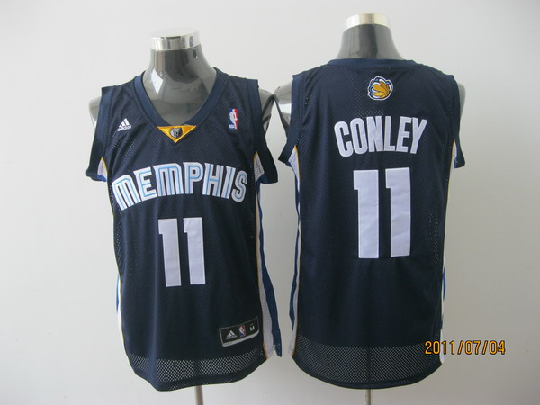 Memphis Grizzlies 11 CMike Conley blue adidas men nba basketball jerseys