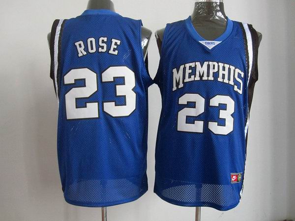 Memphis Grizzlies 23 Derrick Rose  Blue adidas men nba basketball jerseys