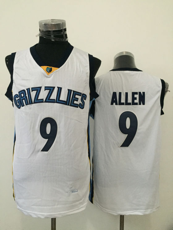 Memphis Grizzlies 9 Tony Allen white adidas men nba basketball jerseys