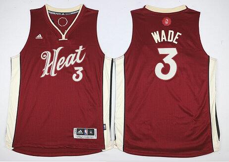 Miami Heat 3 Dwyane Wade 2016 Christmas Edition Jersey