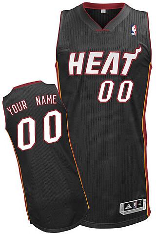 Miami Heat Custom black Road Jersey for sale