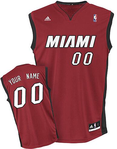 Miami Heat New Custom red Alternate Jersey for sale