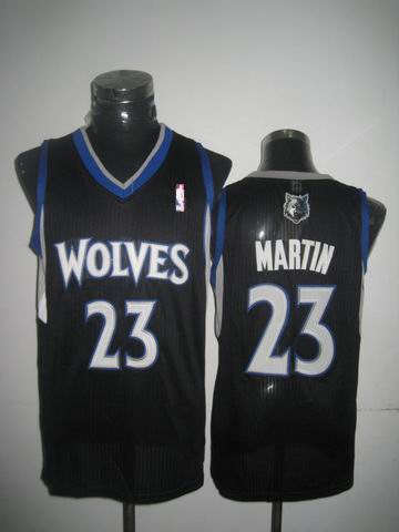 Minnesota Timberwolves 23 Kevin Martin  black Adidas men nba basketball Jerseys