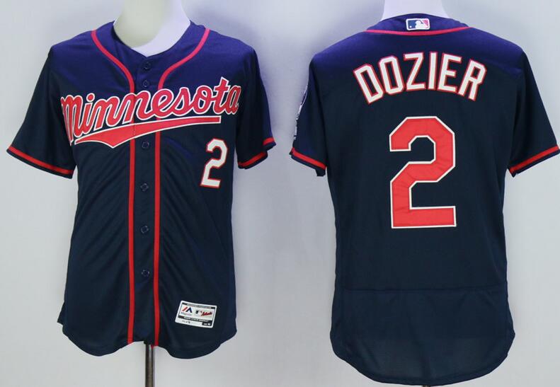 Minnesota Twins 2 Brian Dozier elite Dark Blue MLB baseball Jerseys