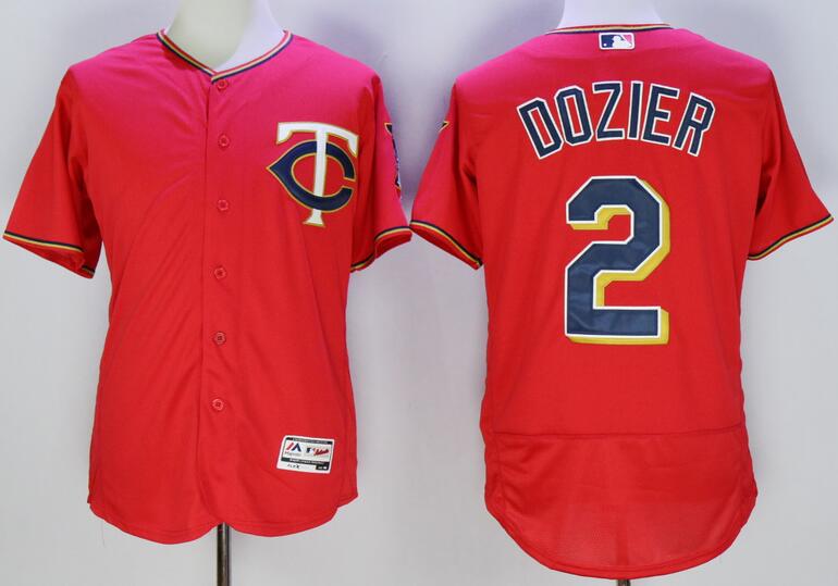 Minnesota Twins 2 Brian Dozier elite red MLB baseball Jerseys