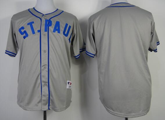 Minnesota Twins Blank Authentic Blank 1948 St. Paul Saints Turn Back The Clock Jersey