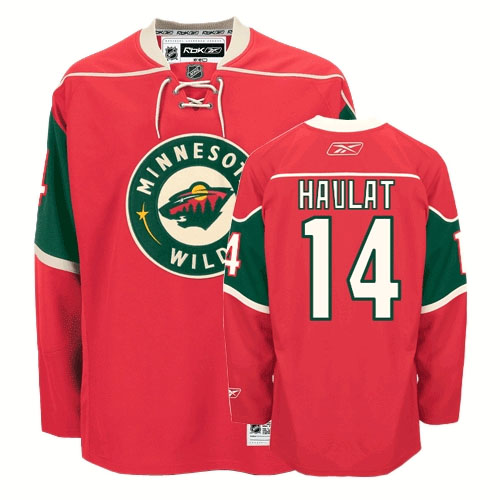 Minnesota Wild 14 HAVLAT red men nhl ice hockey  jerseys