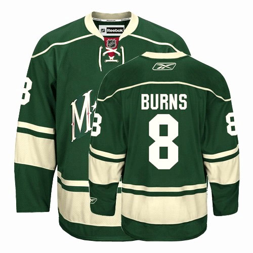 Minnesota Wild 8 BURNS green men nhl ice hockey  jerseys