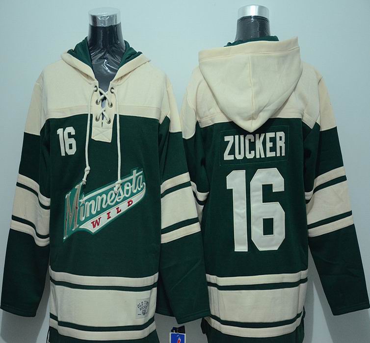 Minnesota Wild Jason Zucker 16 green nhl ice hockey  jerseys