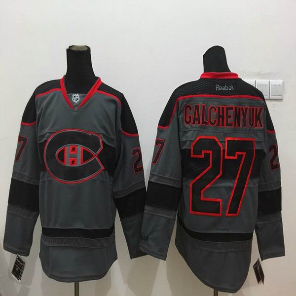 Montreal Canadiens 27 Alex Galchenyuk gray nhl ice hockey  jerseys