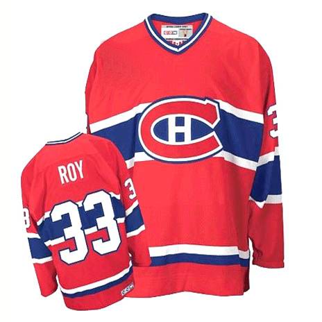 Montreal Canadiens 33 Patrick Roy CH Red nhl ice hockey  jerseys