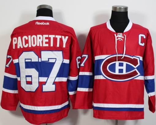 Montreal Canadiens 67 Max Pacioretty red nhl ice hockey  jerseys