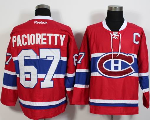 Montreal Canadiens 67 Max Pacioretty red nhl ice hockey  jerseys