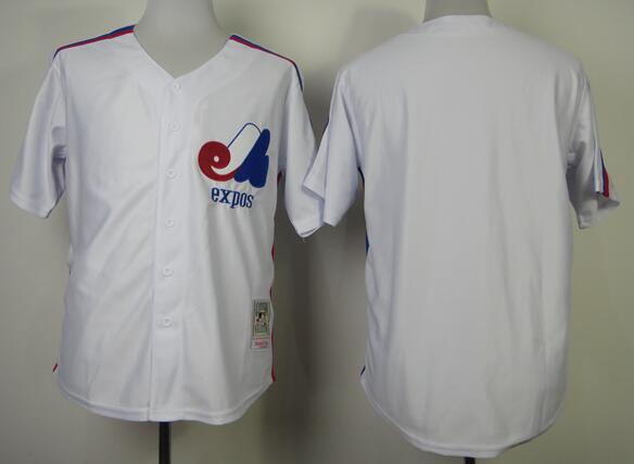Montreal Expos Blank white mlb jerseys