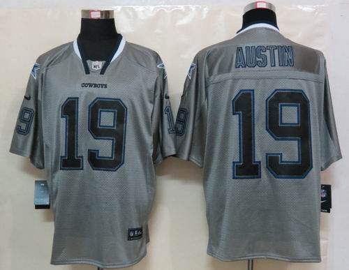 NEW Nike Dallas cowboys 19 Austin Lights Out Grey Elite Jerseys