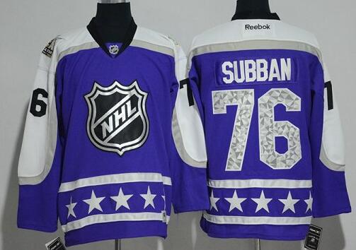 Nashville Predators 76 P.K. Subban men 2017 NHL All Star Purple Jersey