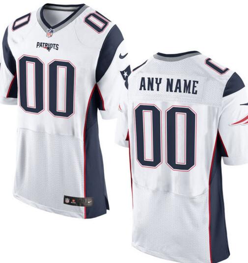 New England Patriots Nike Navy white Custom Elite Jersey for Men women youth kids