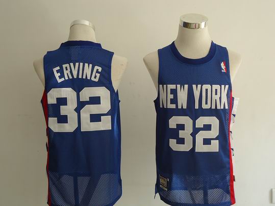 New Jersey Nets ERVING 32# blue nba jerseys