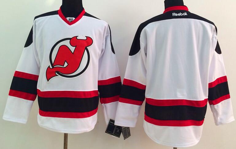 New Jersey devils ice hockey jerseys blank white nhl jerseys